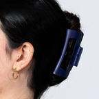 Laitje™ - Flexibele Haarklem Donker Blauw