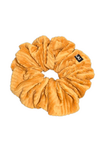 XXL Ribbed Velvet Scrunchie Geel – Zacht, Luxe & Vrolijk