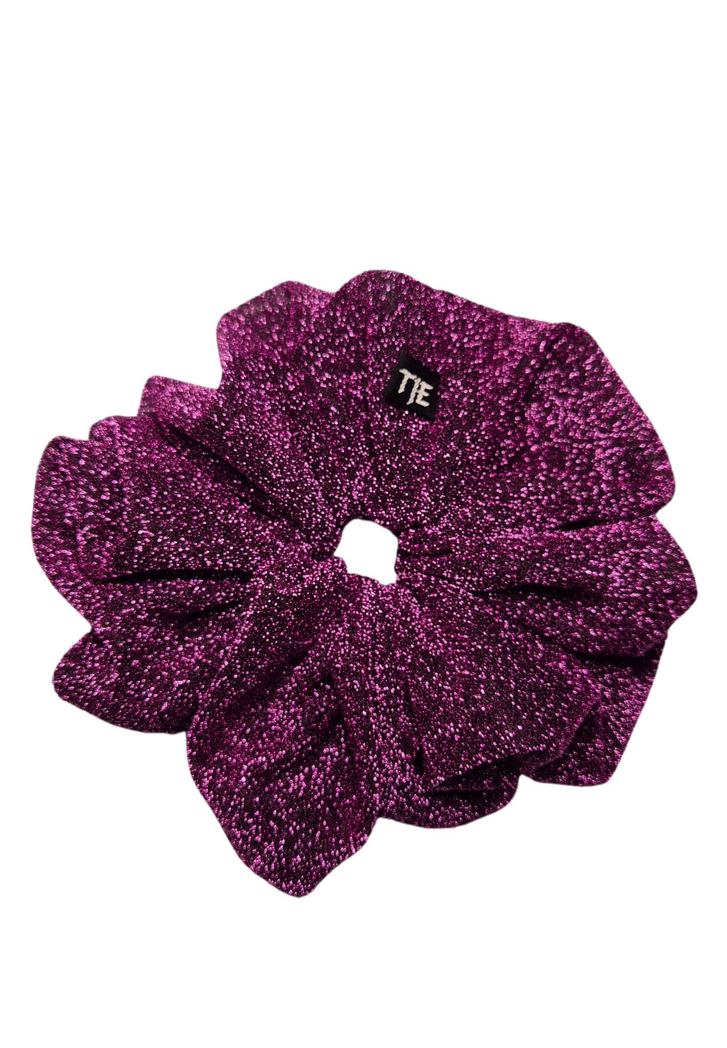 XXL Glitter Scrunchie Mauve Paars