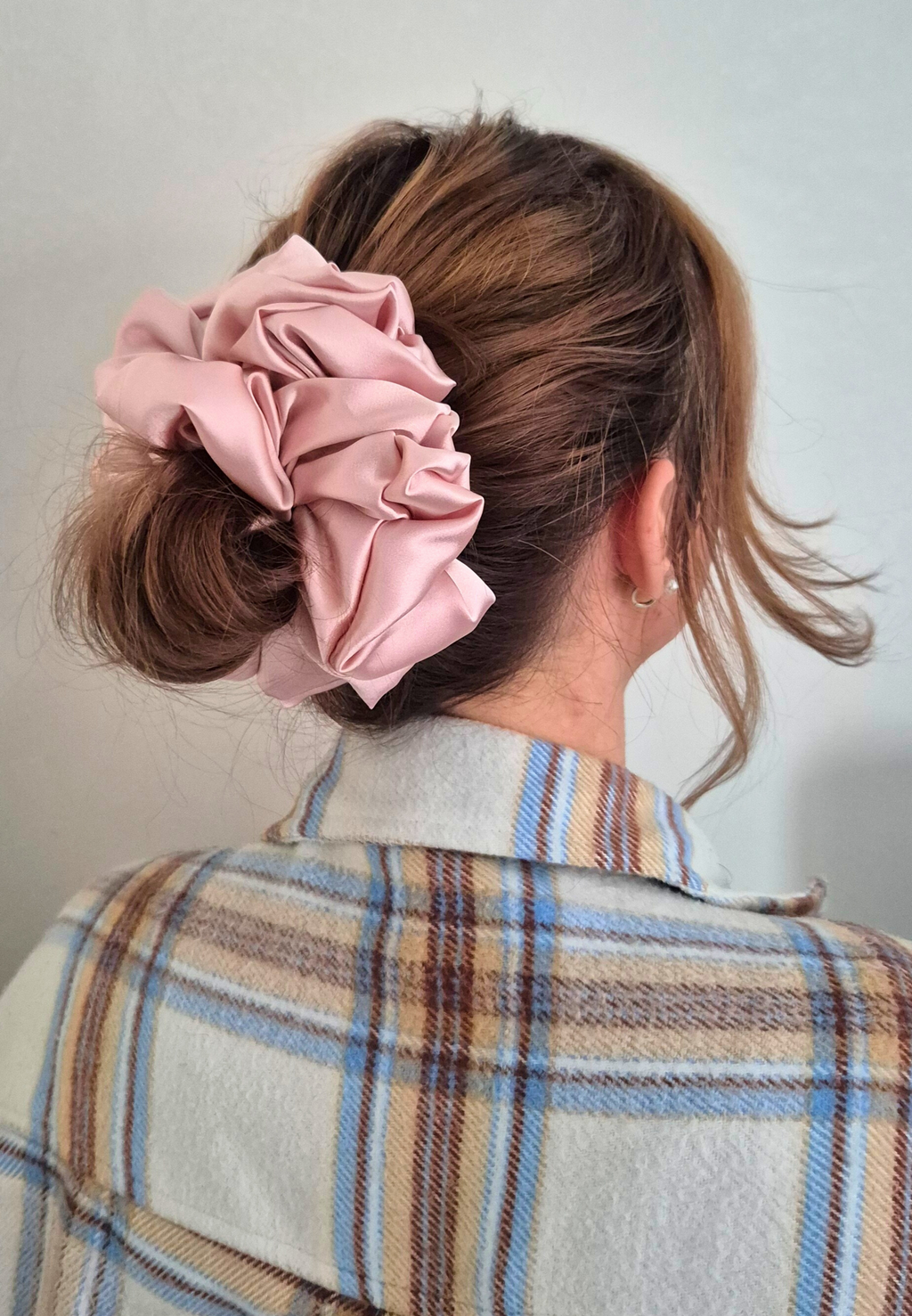 XXL Satijn Champagneroze