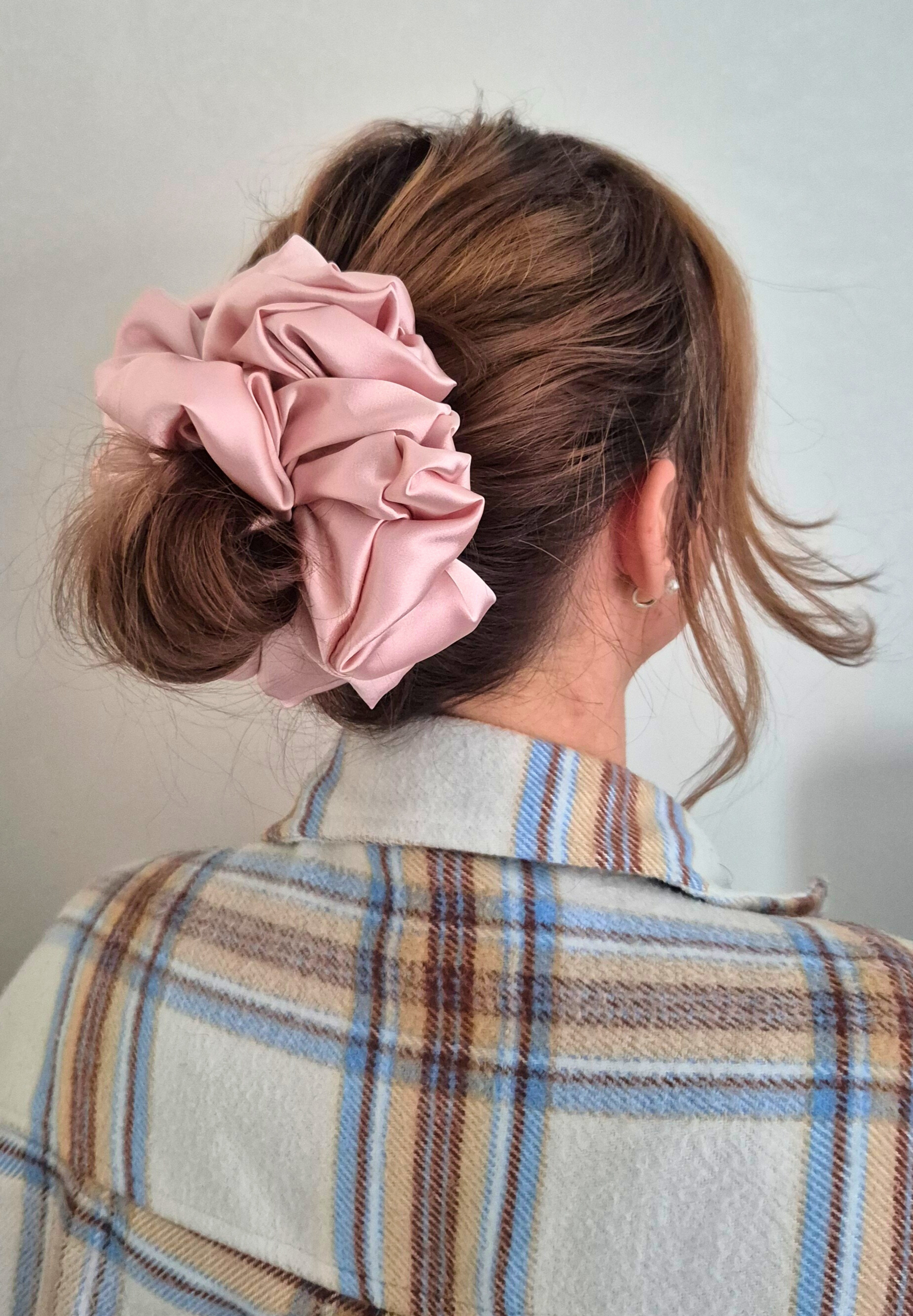 XXL Satijn Champagneroze