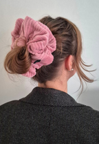 XXL Ribbed Velvet Roze