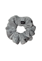 Mini Ribbed Velvet Scrunchie Mint Groen
