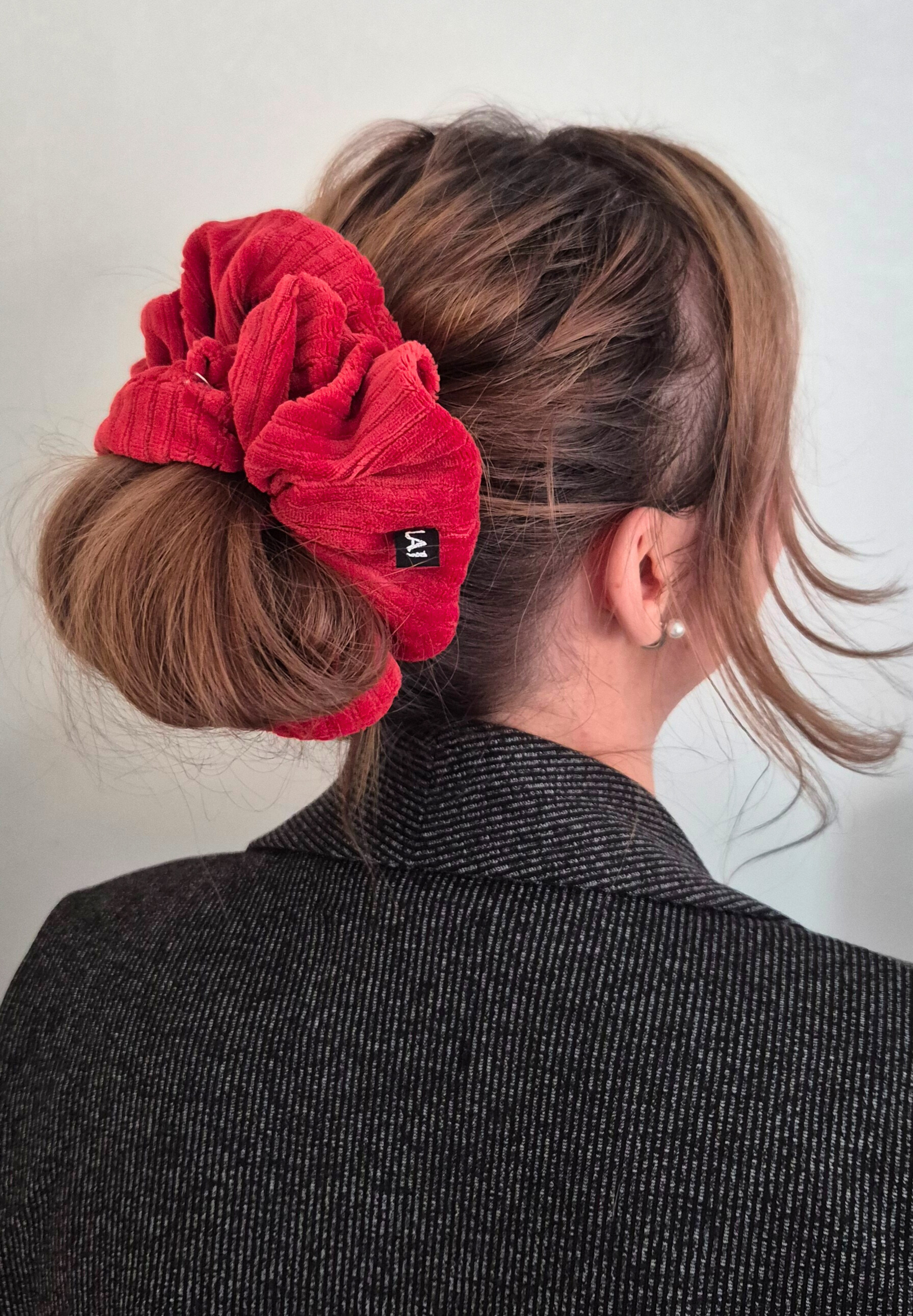 XXL Ribbed Velvet Rood