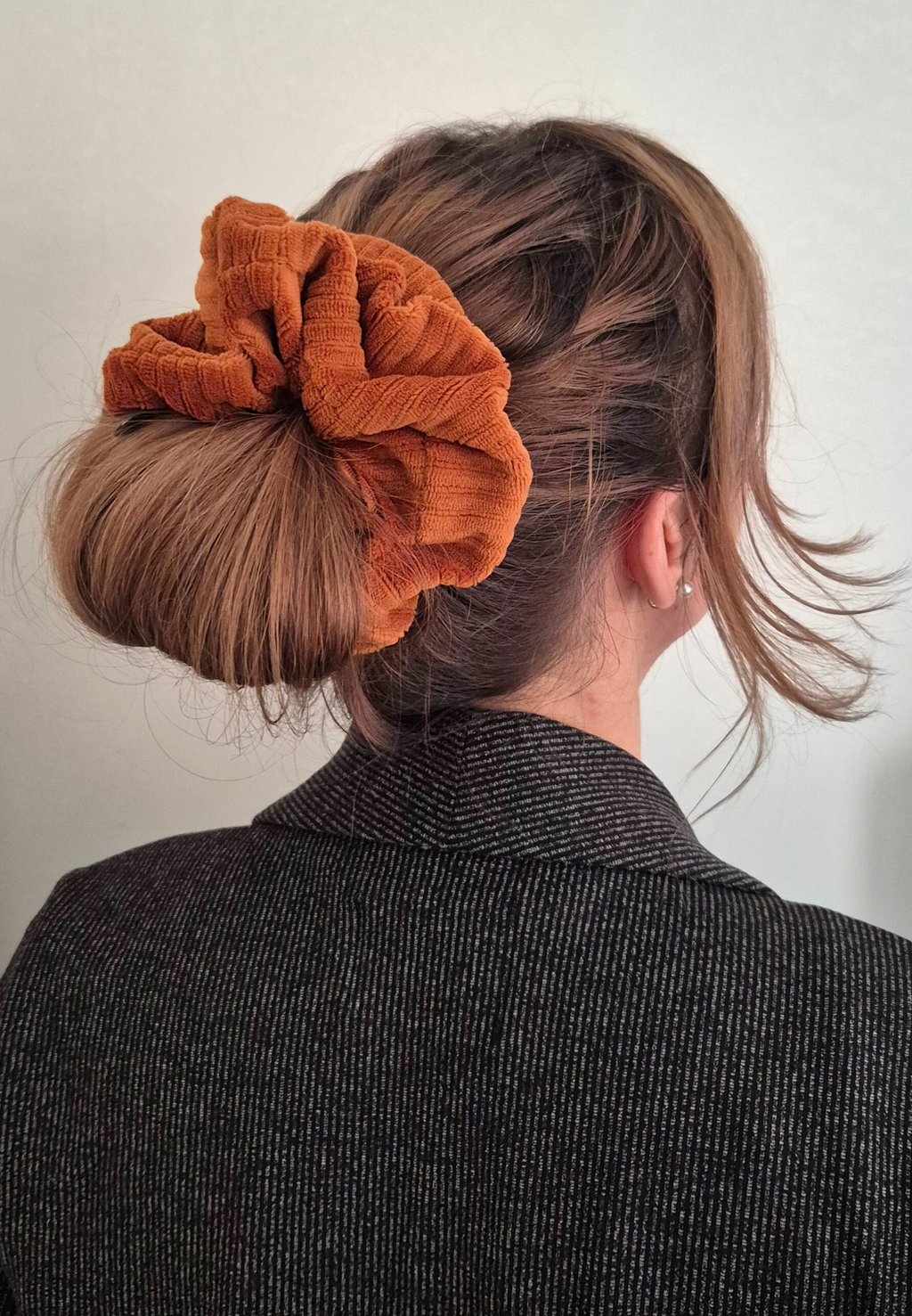 XXL Ribbed Velvet Bruin