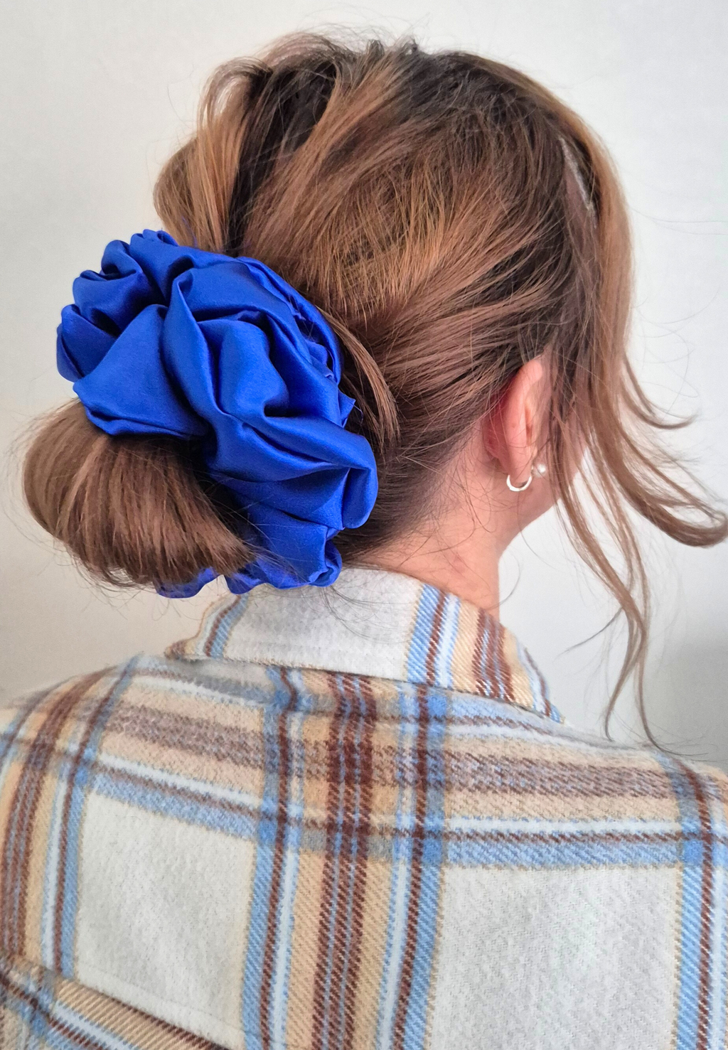 XXL Scrunchie Koningsblauw