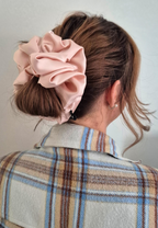 XXL Scrunchie Poederroze