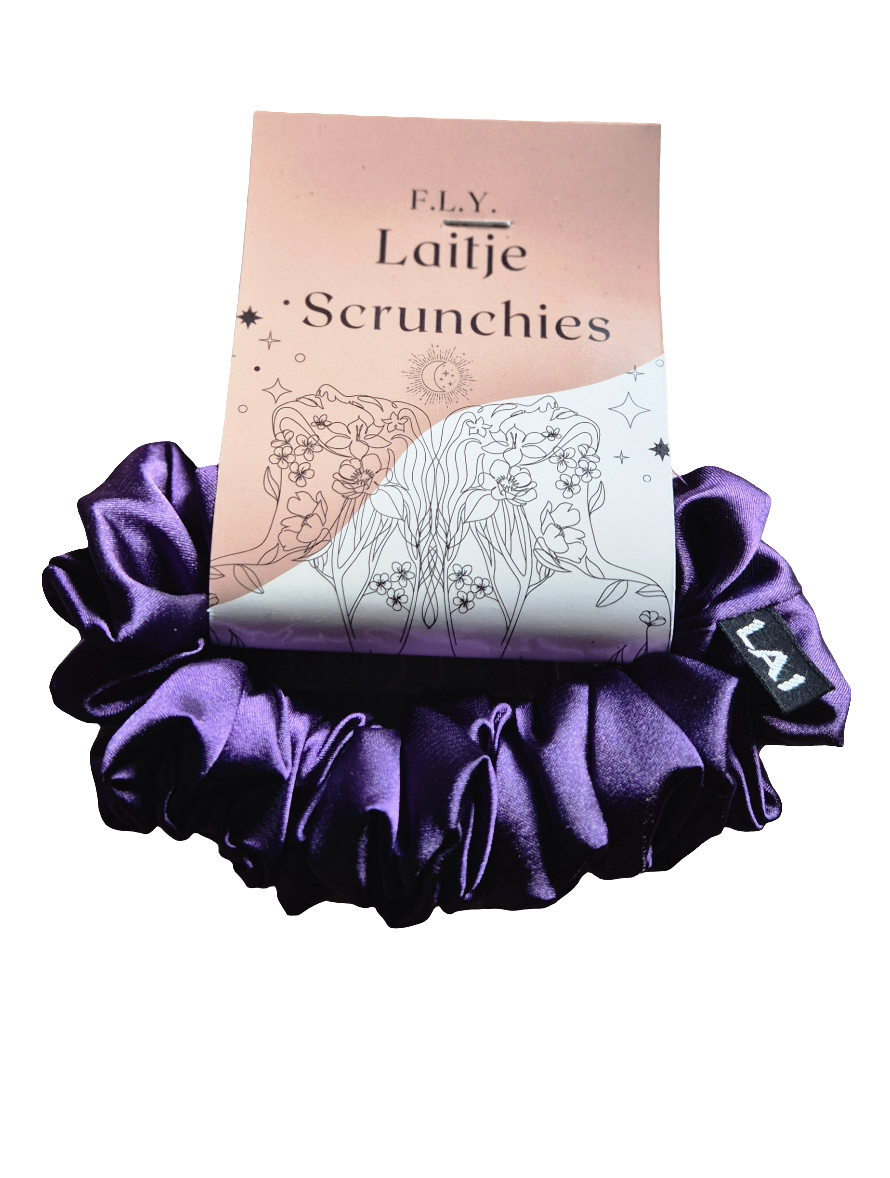Mini Scrunchie Paars