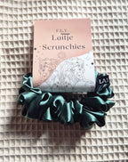 Mini Scrunchie Donker Groen