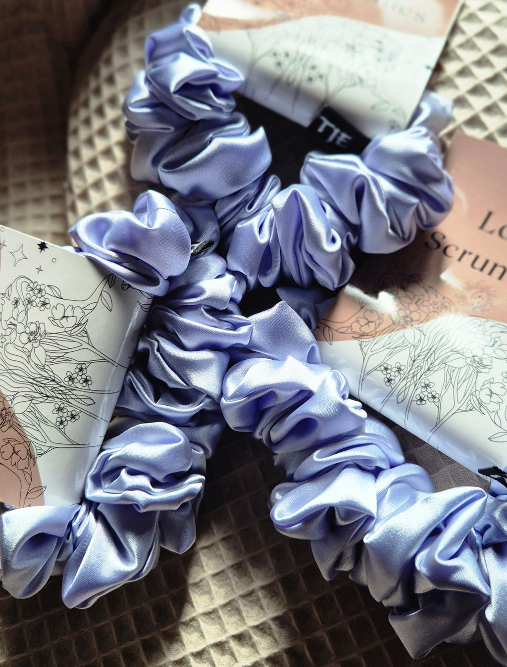 Mini Scrunchie Lila Lavendel