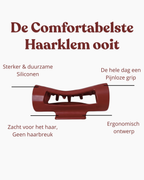 Laitje™ - Flexibele Haarklem Koffie