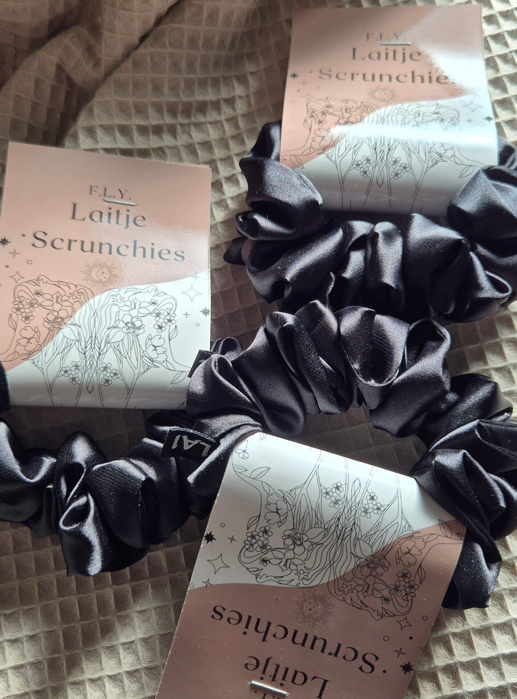 Mini Scrunchie Zwart