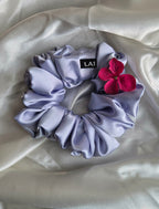 XXL Satijn Scrunchie Licht Lavendel Lila