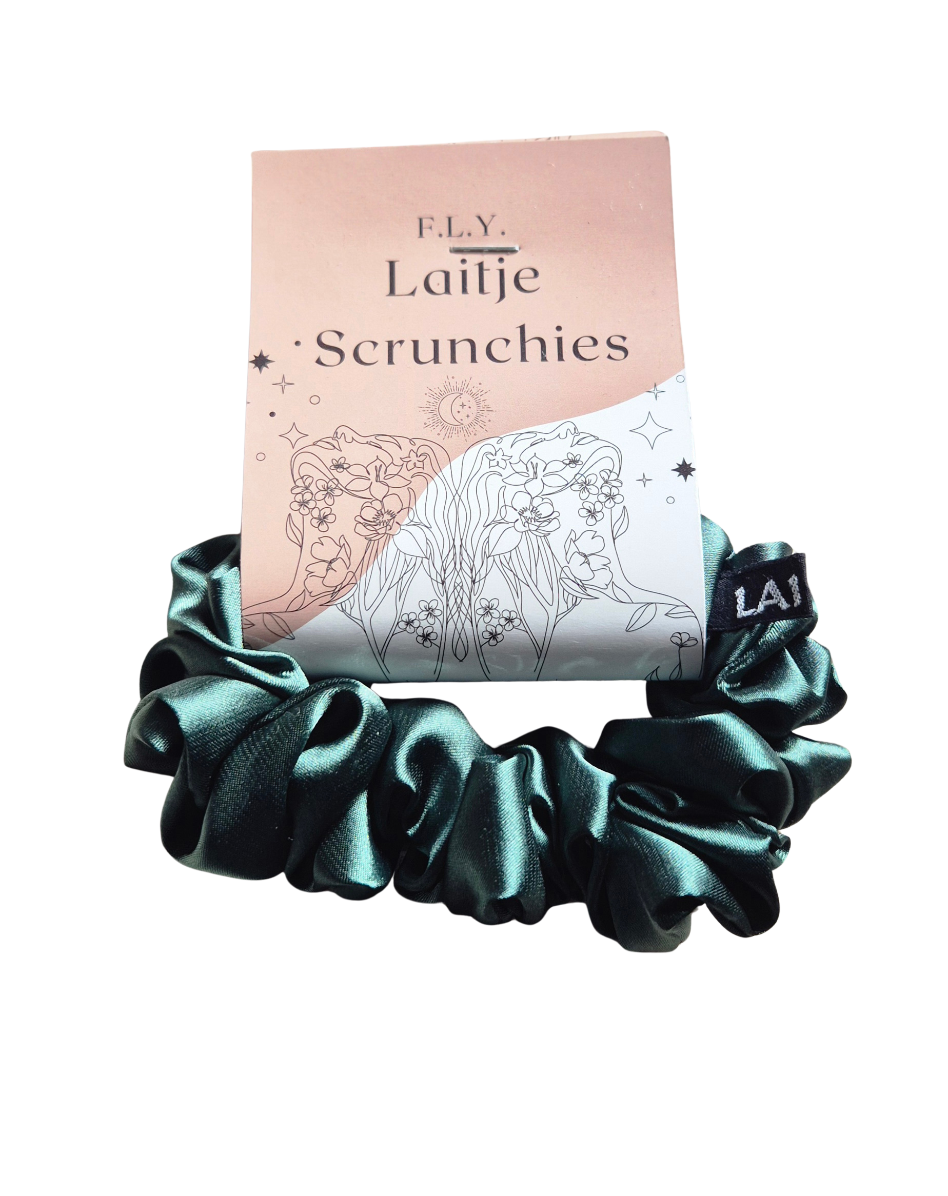 Mini Scrunchie Donker Groen