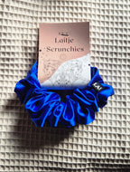 Mini Scrunchie Donker Blauw